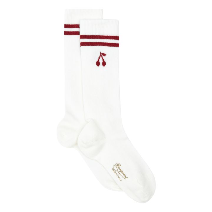 Socken Kirsche Chaza | Weiß- Produktbild Nr. 0
