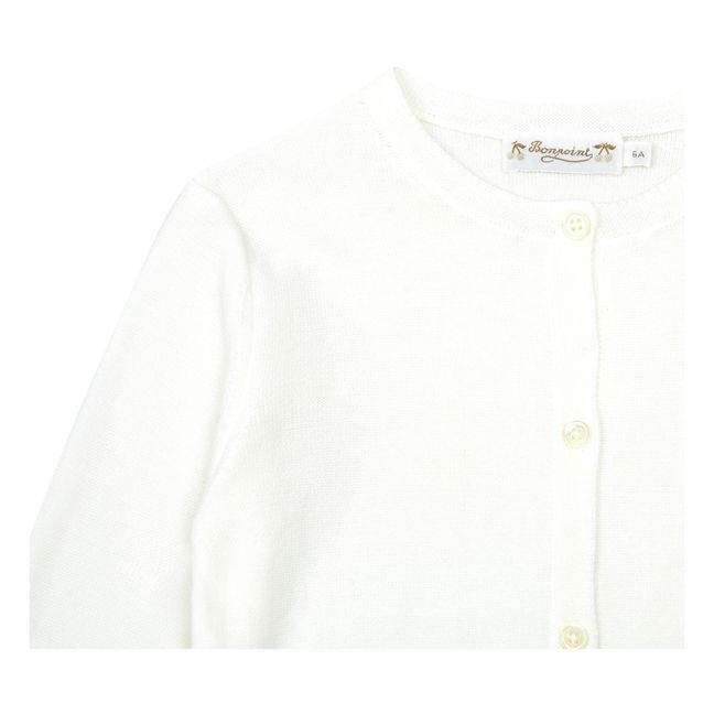 Celia Cashmere Cardigan - Ceremony Collection | Ecru