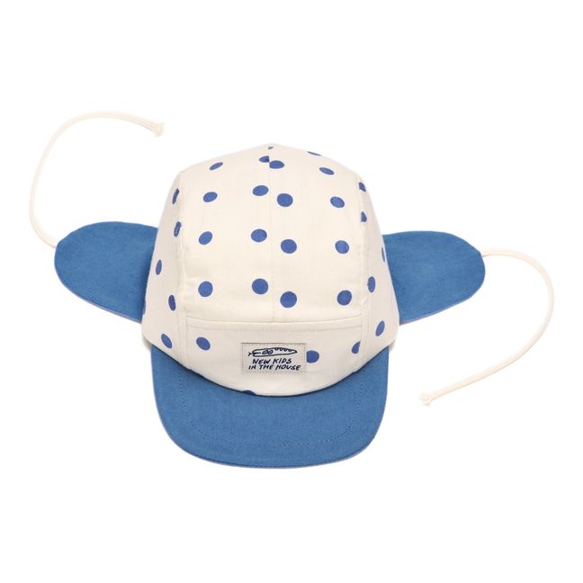 Kappe Wolly Polka | Blau