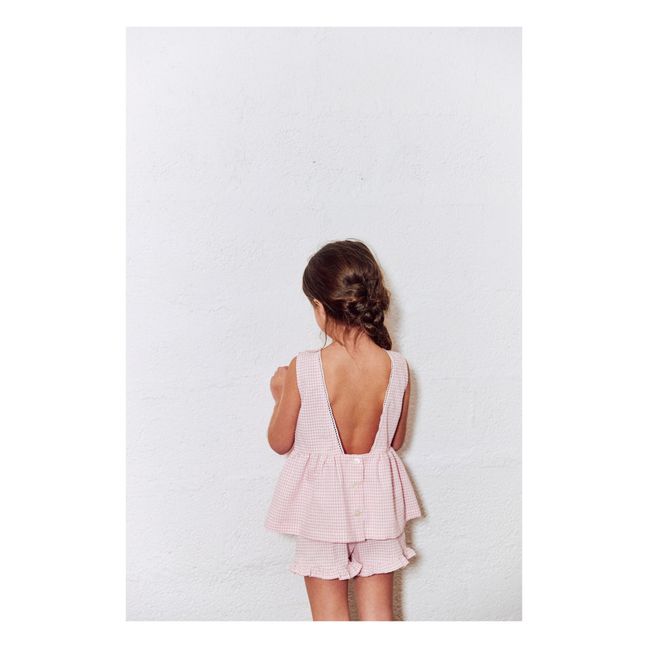 Top Vichy Chloé | Rose