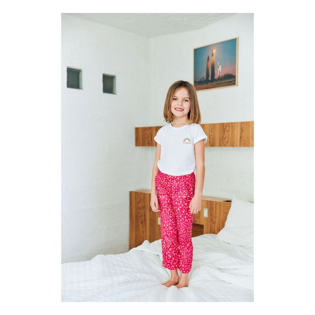 Manon Leopard Print Pants | Fuchsie