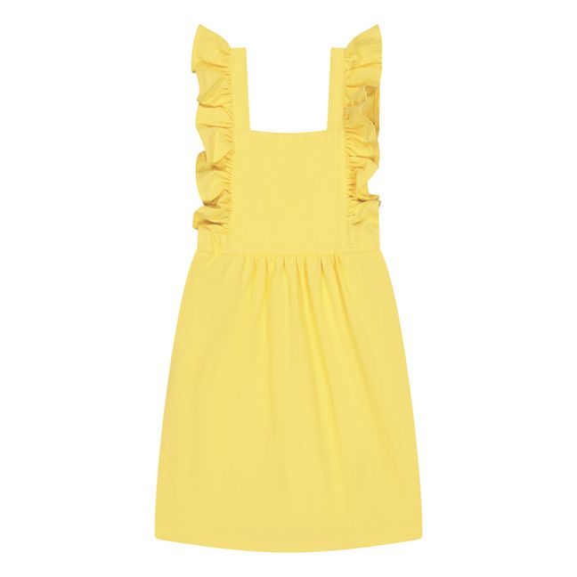 Robe à Volants Zoé | Jaune