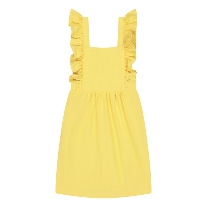 Robe à Volants Zoé | Jaune- Image produit n°0