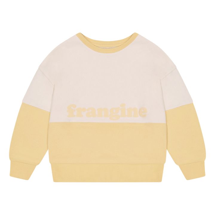 Edith Organic Cotton Sweatshirt | Giallo- Immagine del prodotto n°0
