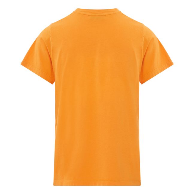 SOS AMOR Classic Printed Organic Cotton T-Shirt | Apricot