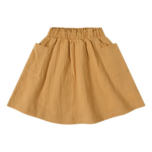 Tutti Organic Chiffon Skirt | Mustard
