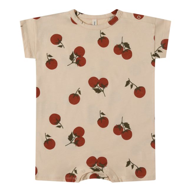 Combishort Coton Bio Tomato Summer | Ecru