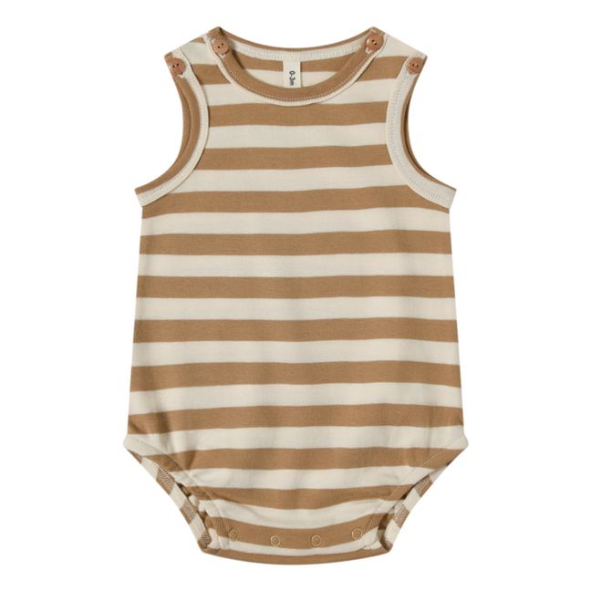 Ribbed Organic Cotton Bodysuit | Ecru
