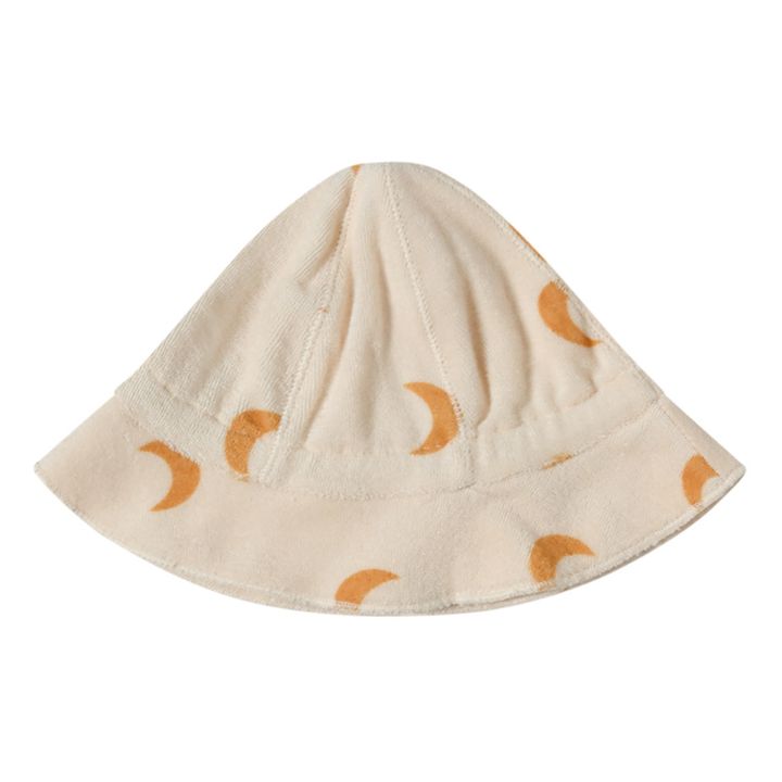 Sombrero de felpa de algodón orgánico Luna | Beige- Imagen del producto n°0