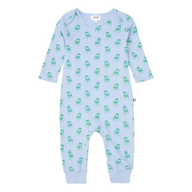 Chair Print Jumpsuit | Azul Cielo