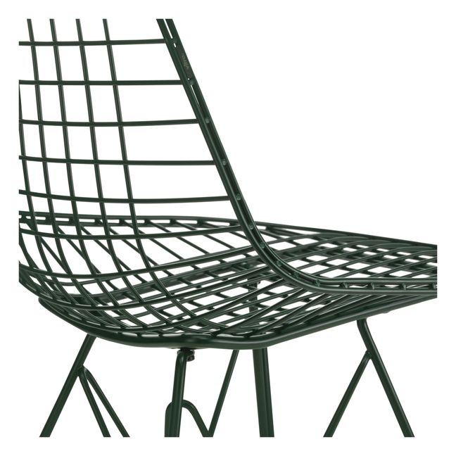 Stuhl Wire DKR, Charles & Ray Eames | Dunkelgrün