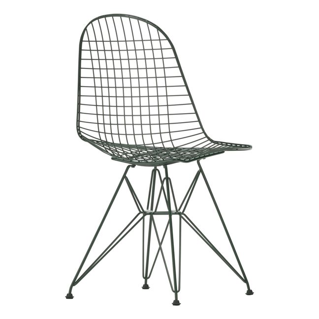 Chaise Wire DKR - Charles & Ray Eames | Vert foncé