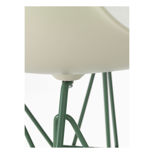 Chaise DSR - piètement vert écume de mer - Charles & Ray Eames | Vert argile