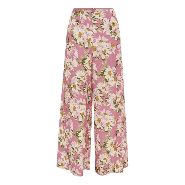 Maia Linen Pants | Pink