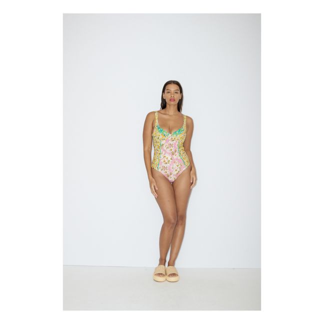 Kenzie Recycled Material One-piece Swimsuit | Rosa