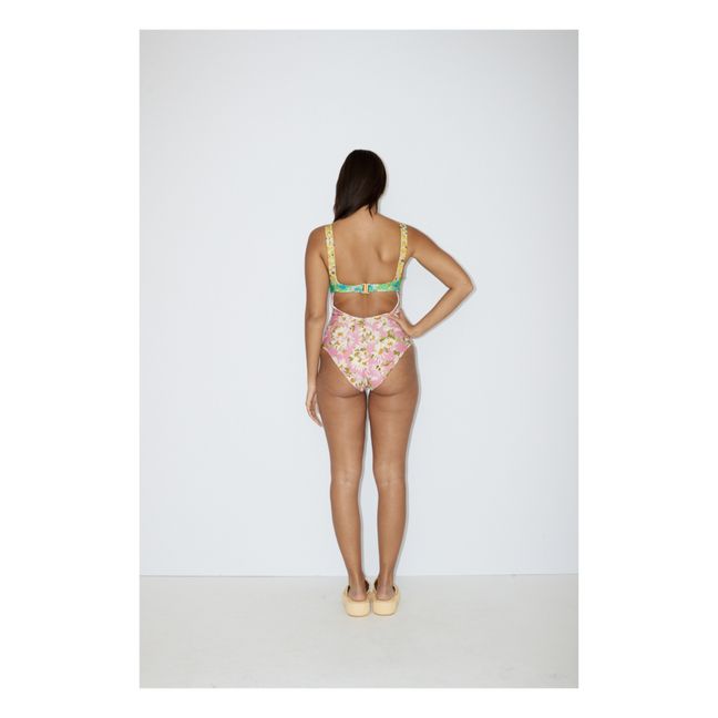 Kenzie Recycled Material One-piece Swimsuit | Rosa