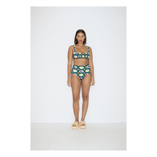Guardian Recycled Material Bikini Top | Verde