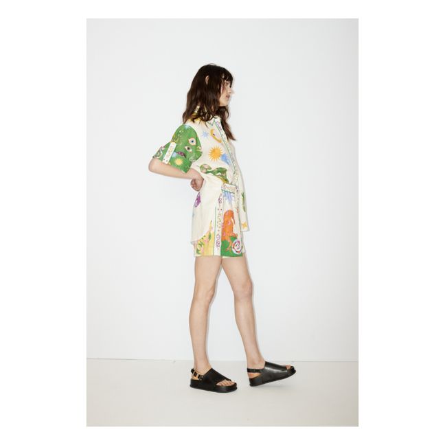 Camicia, modello: Seeker, in lino | Ecru