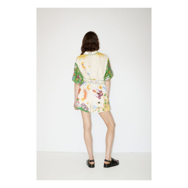 Pantaloncini, modello: Seeker, in lino | Ecru