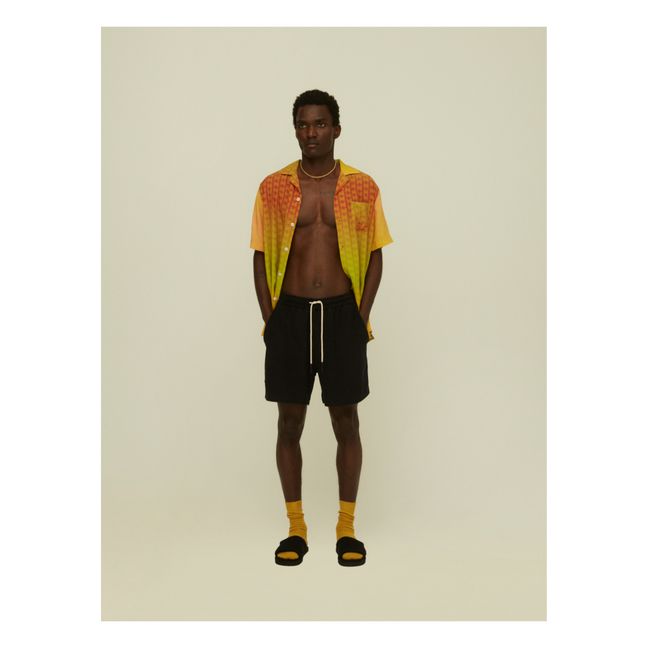 Terry Cloth Shorts | Schwarz