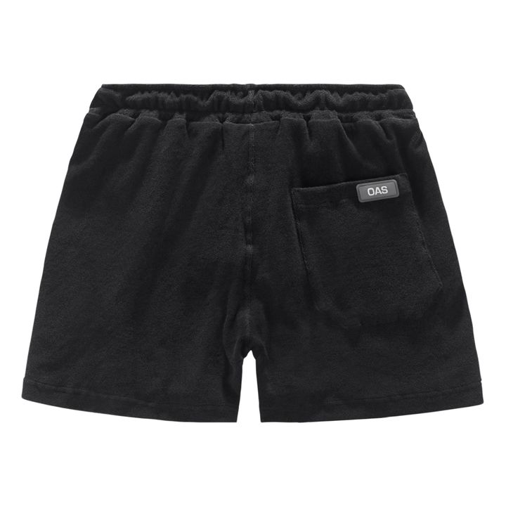 Terry Cloth Shorts | Black- Product image n°2