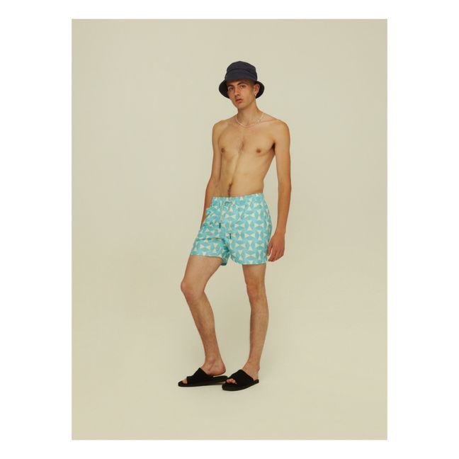 Short de Bain Hexagona | Bleu ciel
