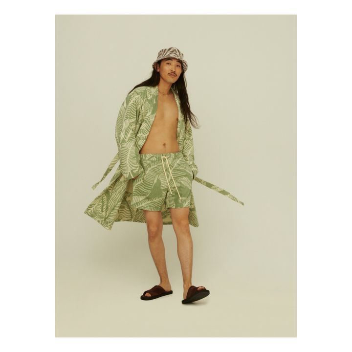 Pantalones cortos de rizo Banana Leaf | Verde- Imagen del producto n°1
