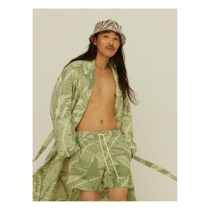 Pantalones cortos de rizo Banana Leaf | Verde- Imagen del producto n°2