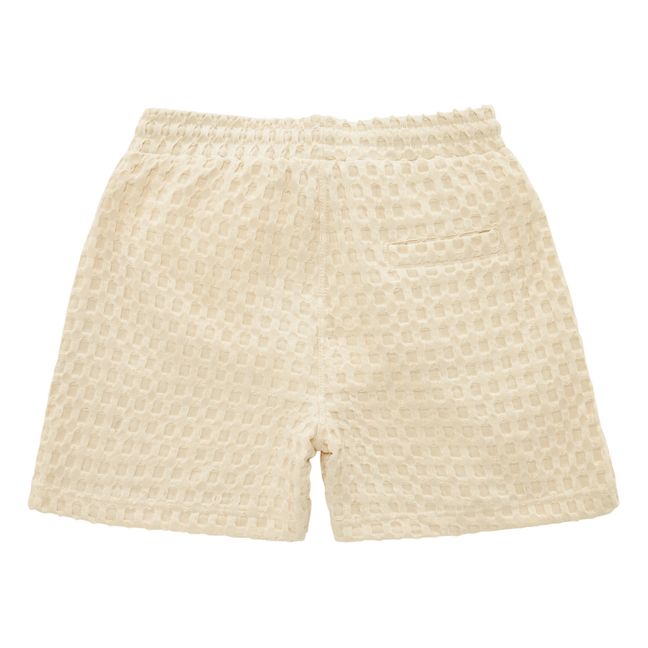 Short Porto Waffle | Ecru