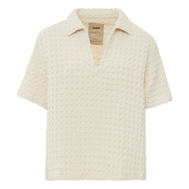Waffle Polo Shirt | Seidenfarben