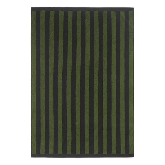 Striped Beach Towel | Chromgrün