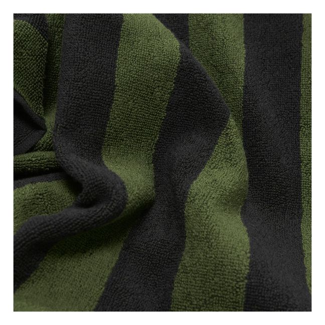 Striped Beach Towel | Chromgrün