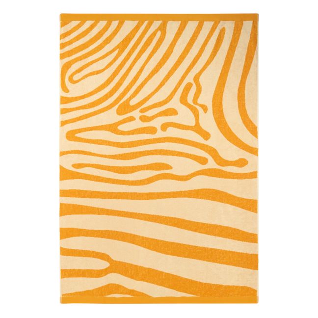 Maze Beach Towel | Gelb