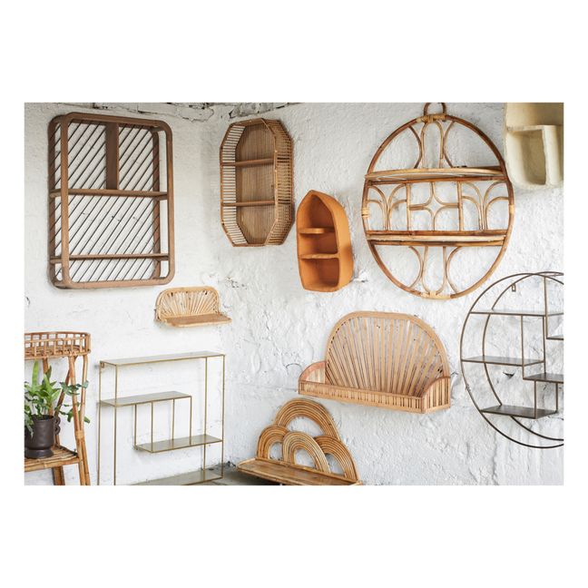 Etagère en papier maché  | Brun roux