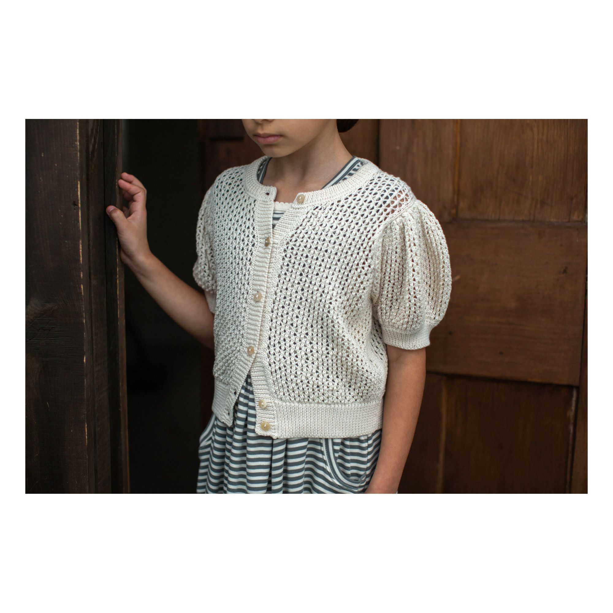 SOOR PLOOM ニットベスト　6/7yキッズ服女の子用(90cm~)