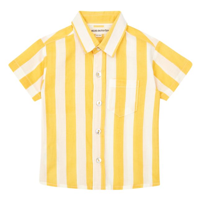 Boys Striped Shirt | Gelb