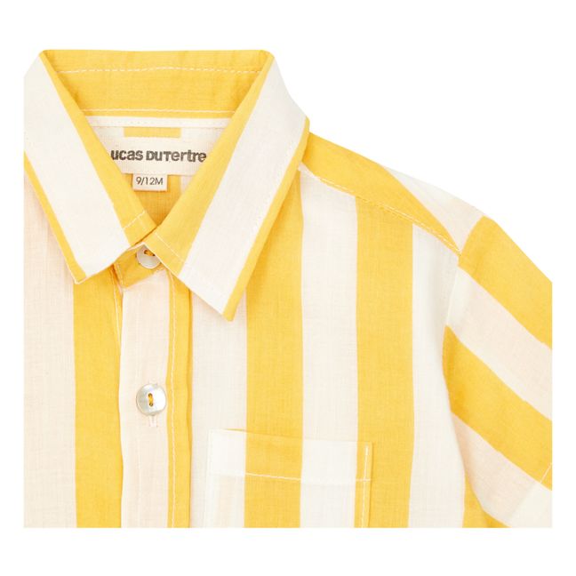 Boys Striped Shirt | Yellow