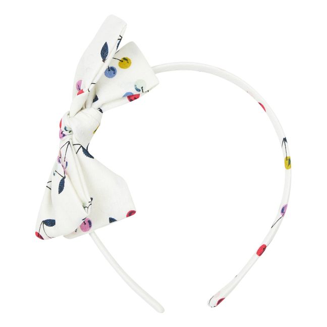 Cherry Party Headband | Ecru