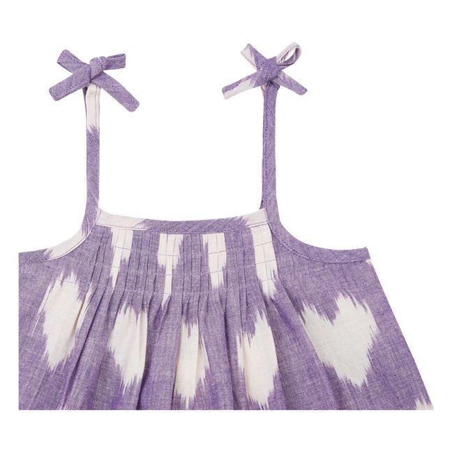 Top à Bretelles Coeurs Violette | Purple
