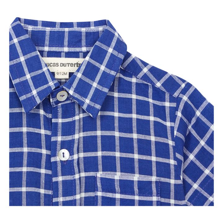 Boys Checked Shirt | Azul Marino- Imagen del producto n°1