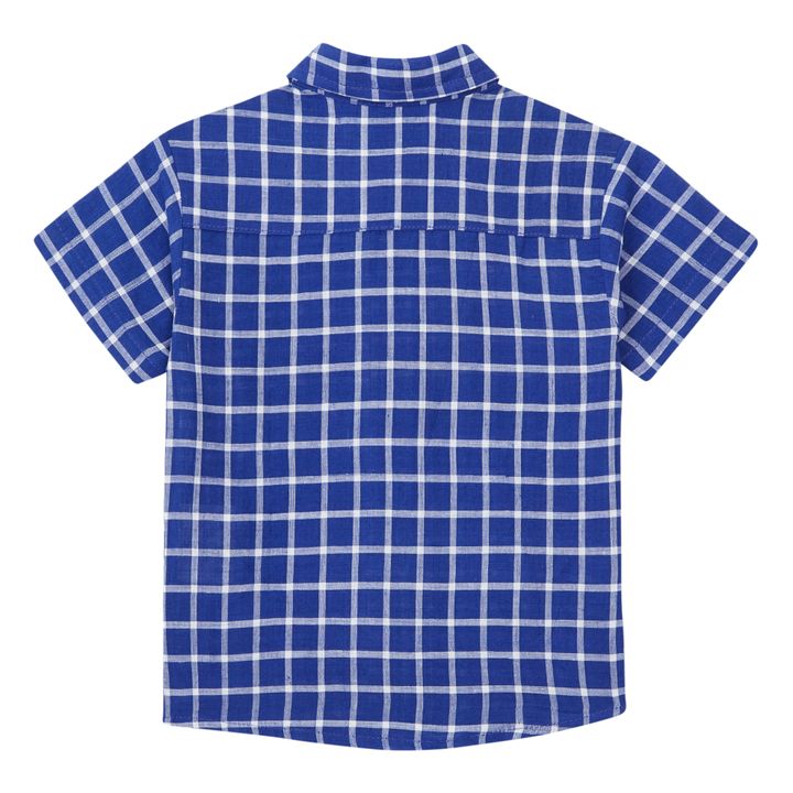 Boys Checked Shirt | Azul Marino- Imagen del producto n°2