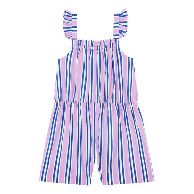 Camilla Striped Playsuit | Rosa
