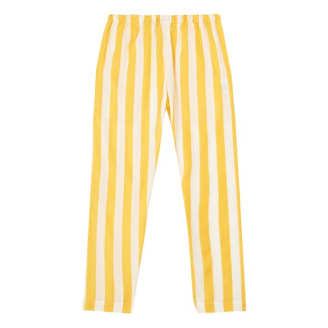 Pantaloni a righe | Giallo