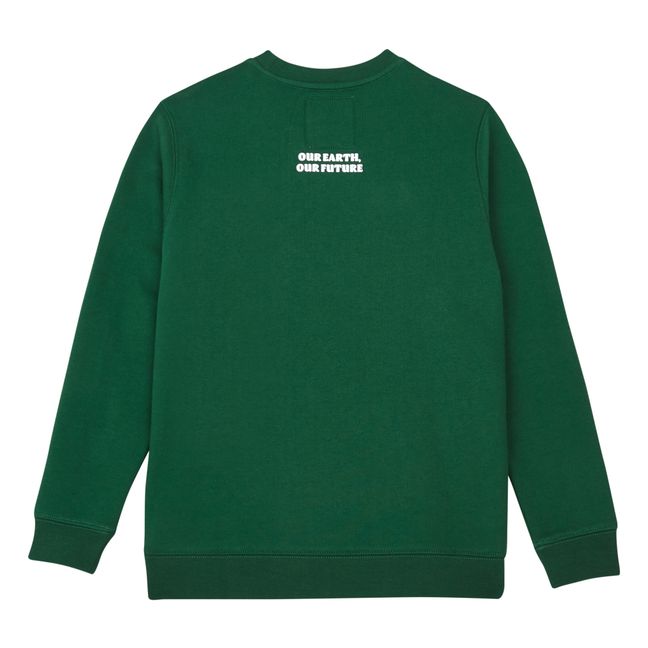 T-shirt Manches Longues Positivity | Vert forêt