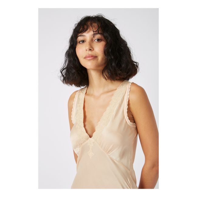 Cassia Nightgown | Rosa Melocotón