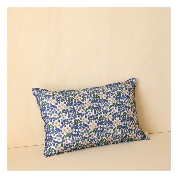 Taormina Washed Linen Cushion | Azurblau- Produktbild Nr. 1