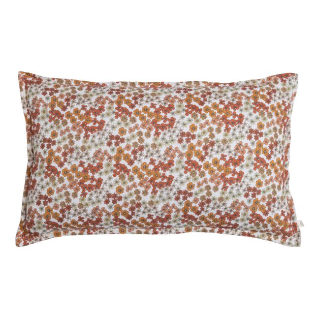 Taormina Washed Linen Cushion Cover | Rosewood