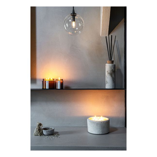 Fire me up M Scented Candle | Grey
