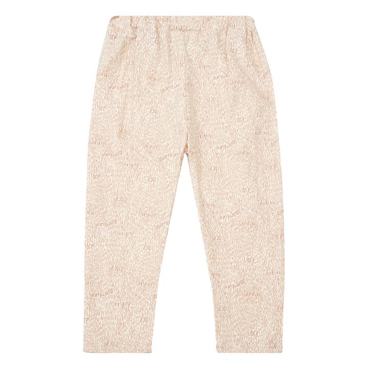 Organic Recycled Cotton Carrot Pants | Rosa Viejo- Imagen del producto n°0