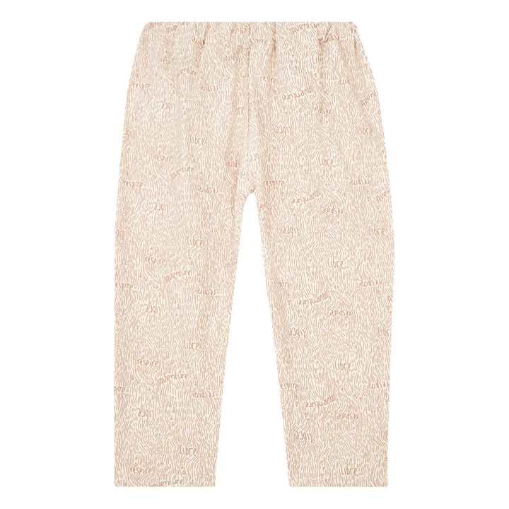 Organic Recycled Cotton Carrot Pants | Rosa Viejo- Imagen del producto n°1